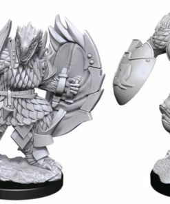 WizKids Games All Board Games Dungeons & Dragons - Nolzur's Marvelous Unpainted Minis: Dragonborn Fighter Male
