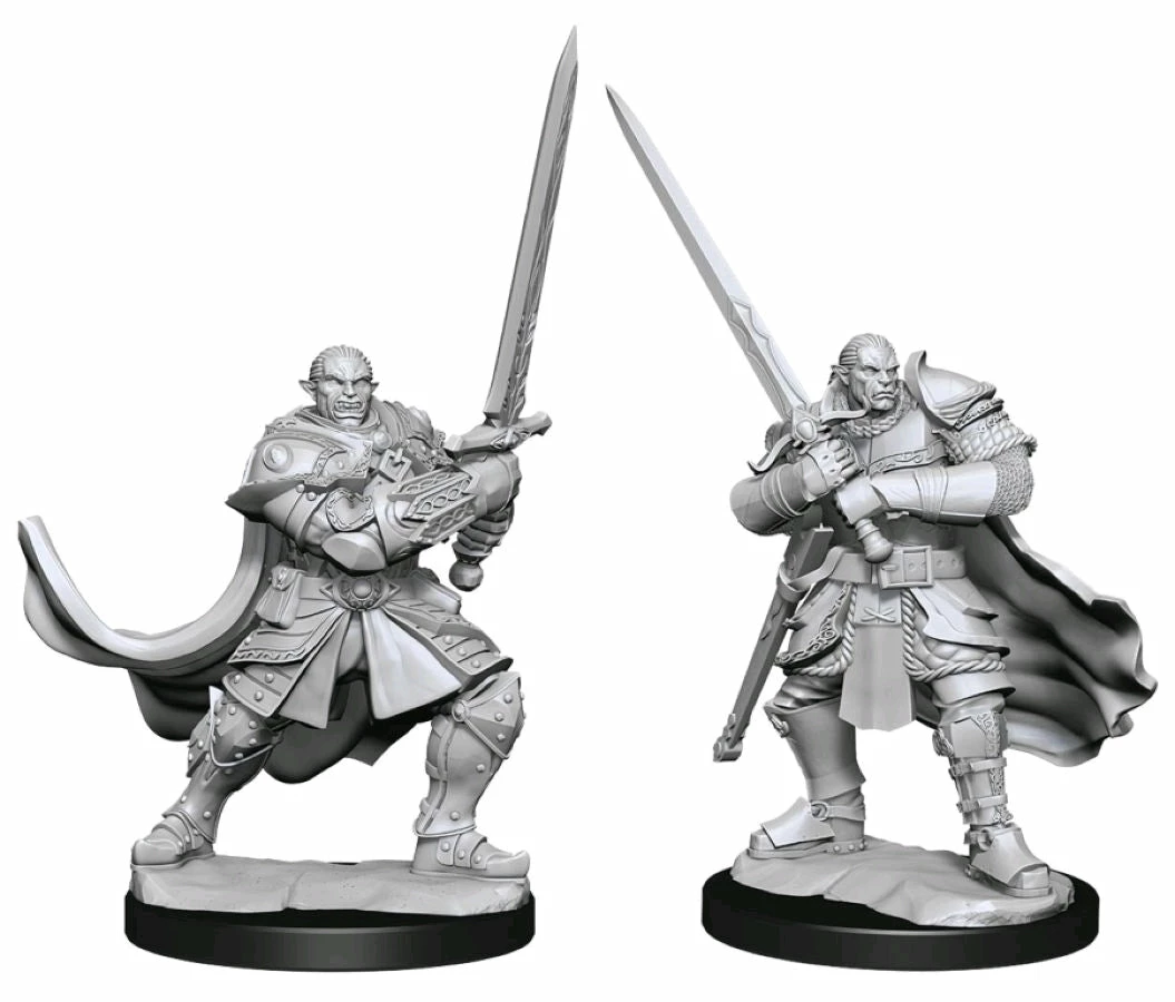 WizKids Games Dungeons & Dragons - Nolzur's Marvelous Unpainted Minis: Half-Orc Paladin Male All Board Games 1 WizKids Games Dungeons & Dragons - Nolzur's Marvelous Unpainted Minis: Half-Orc Paladin Male All Board Games