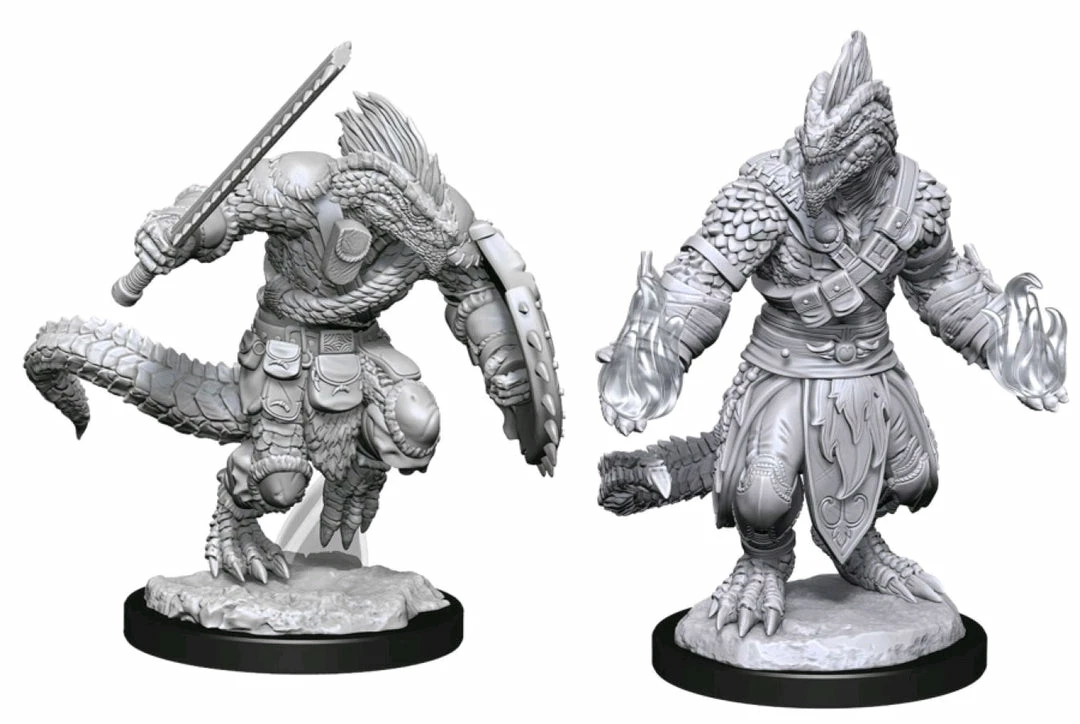 WizKids Games Dungeons & Dragons - Nolzur's Marvelous Unpainted Minis: Lizardfolk Barbarian & Cleric 1 WizKids Games Dungeons & Dragons - Nolzur's Marvelous Unpainted Minis: Lizardfolk Barbarian & Cleric
