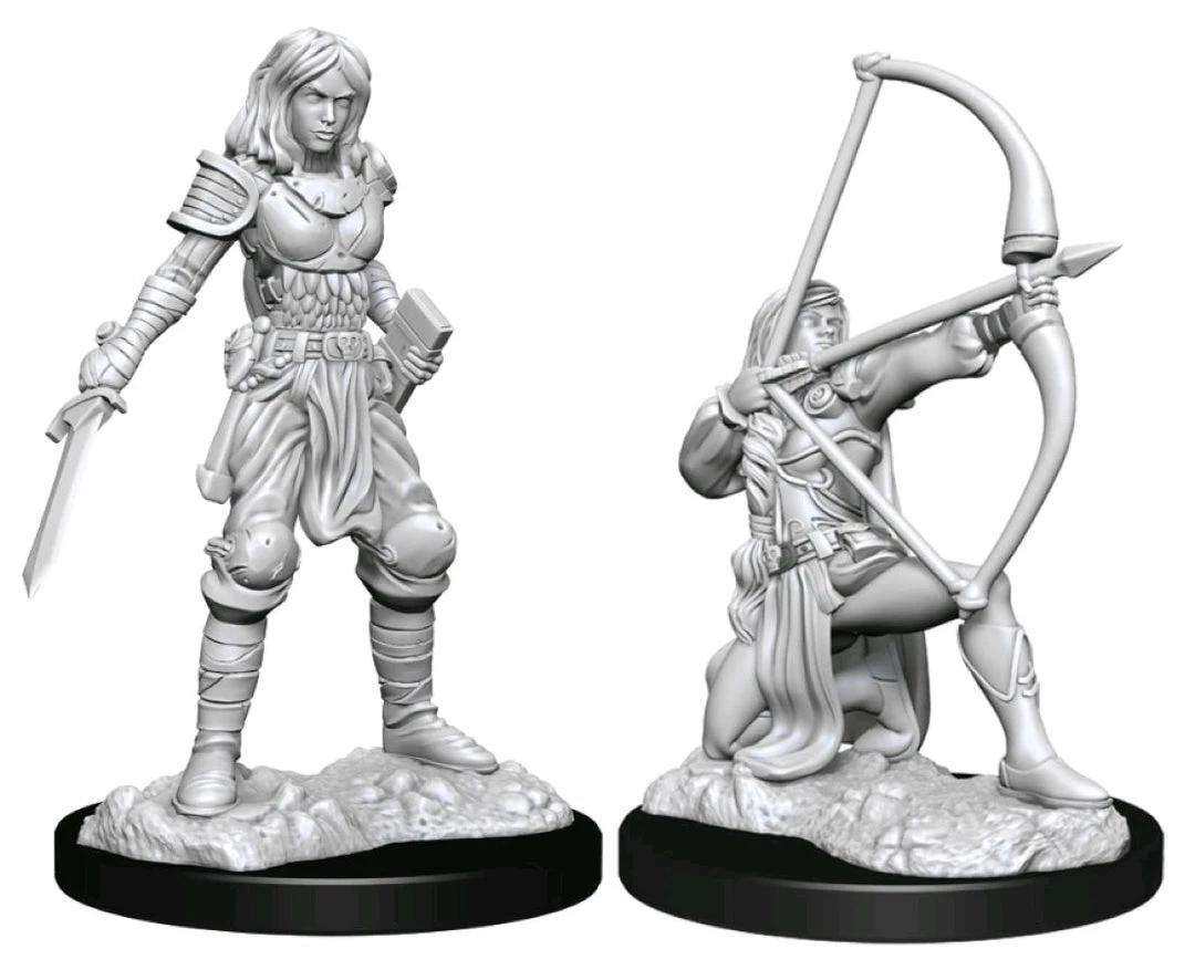 WizKids Games All Board Games Pathfinder - Deep Cuts Unpainted Miniatures: Human Fighter Female 1 WizKids Games All Board Games Pathfinder - Deep Cuts Unpainted Miniatures: Human Fighter Female
