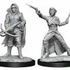 WizKids Games WizKids - Deep Cuts Unpainted Miniatures: Bounty Hunter & Outlaw All Board Games