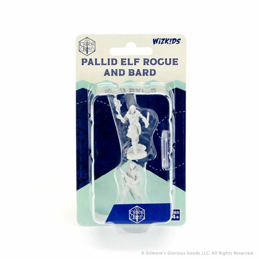 WizKids Games Critical Role - Unpainted Pallid Elf Rogue & Bard All Board Games 1 WizKids Games Critical Role - Unpainted Pallid Elf Rogue & Bard All Board Games