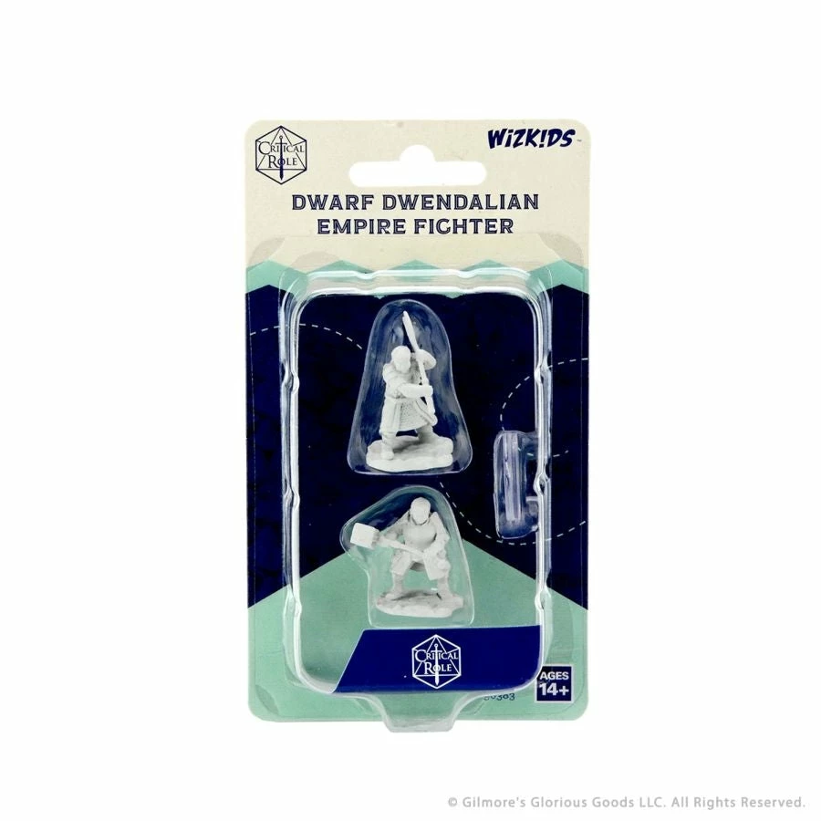 WizKids Games Critical Role - Unpainted Dwarf Dwandalian Fighter All Board Games 1 WizKids Games Critical Role - Unpainted Dwarf Dwandalian Fighter All Board Games