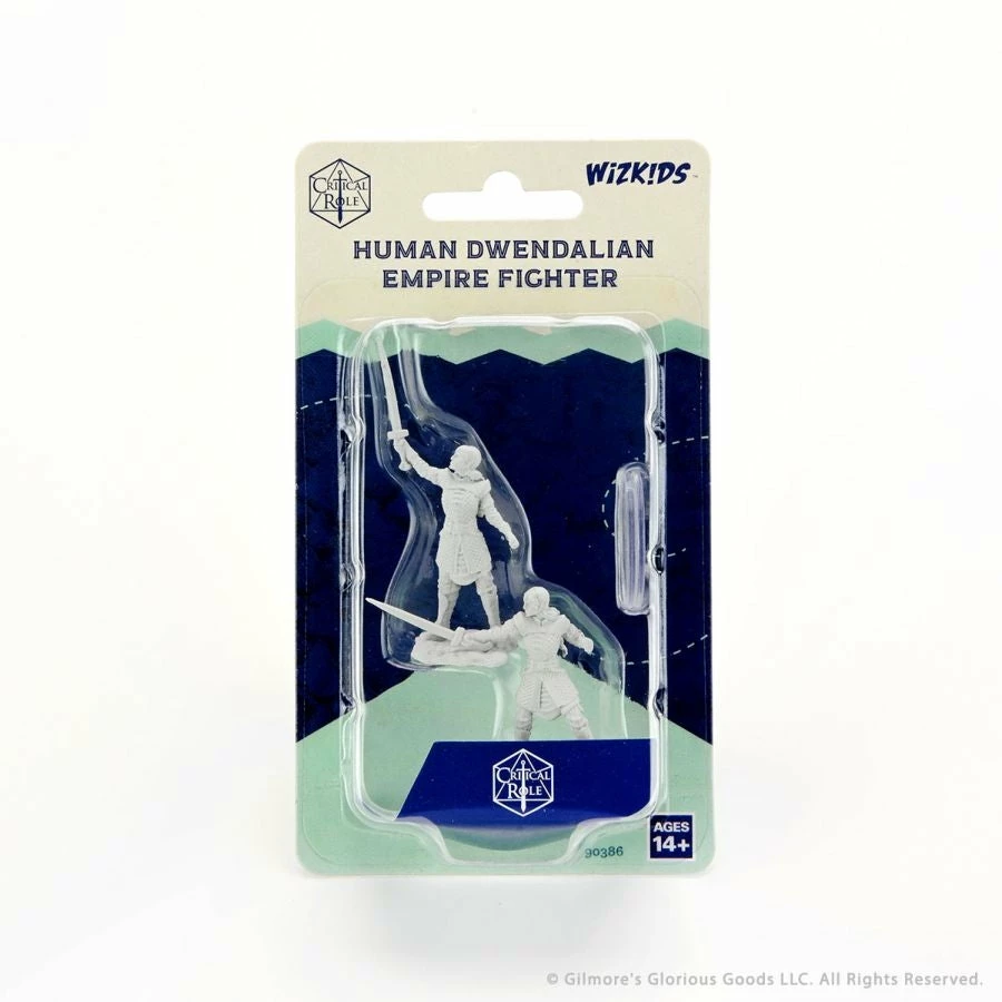 WizKids Games Critical Role - Unpainted Human Dwendalian Fighter All Board Games 1 WizKids Games Critical Role - Unpainted Human Dwendalian Fighter All Board Games
