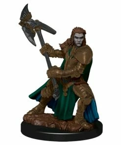 WizKids Games Dungeons & Dragons - Premium Half-Orc Fighter Female Miniature All Board Games