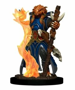WizKids Games All Board Games Dungeons & Dragons - Premium Dragonborn Sorcerer Female Miniature