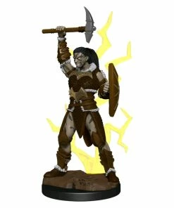 WizKids Games All Board Games Dungeons & Dragons - Icons Of The Realms Premium Goliath Barbarian Female