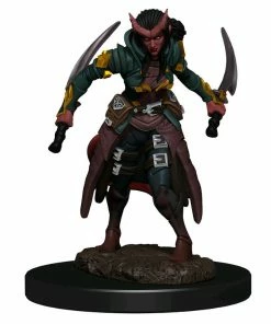 WizKids Games Dungeons & Dragons - Icons Of The Realms Tiefling Rogue Female Premium Figure All Board Games