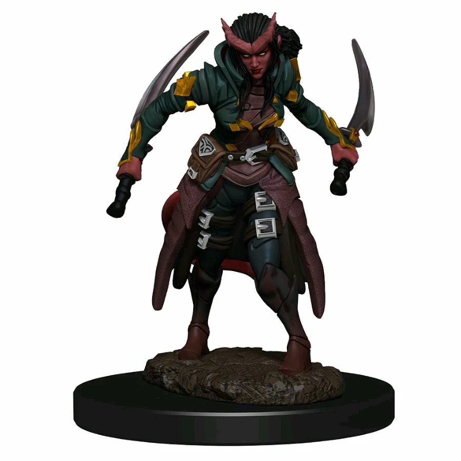 WizKids Games Dungeons & Dragons - Icons Of The Realms Tiefling Rogue Female Premium Figure All Board Games 1 WizKids Games Dungeons & Dragons - Icons Of The Realms Tiefling Rogue Female Premium Figure All Board Games