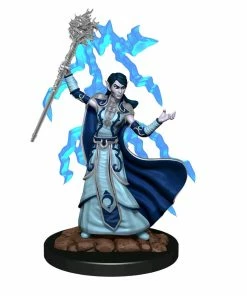 WizKids Games Dungeons & Dragons - Icons Of The Realms Elf Wizard Female Premium Figure All Board Games
