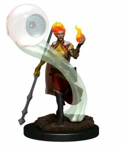 WizKids Games Dungeons & Dragons - Icons Of The Realms Fire Genesi Wizard Female Premium Figure All Board Games