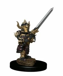 WizKids Games Dungeons & Dragons - Icons Of The Realms Halfling Fighter Male Premium Figure All Board Games