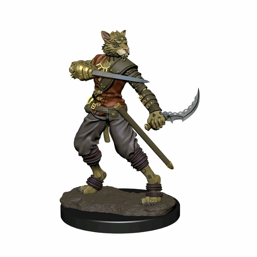 WizKids Games All Board Games Dungeons & Dragons - Icons Of The Realms Tabaxi Rogue Male Premium Figure 1 WizKids Games All Board Games Dungeons & Dragons - Icons Of The Realms Tabaxi Rogue Male Premium Figure