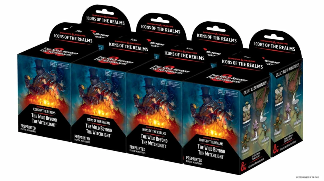 WizKids Games Dungeons & Dragons - Icons Of The Realms Set 20 Wild Beyond The Witchlight Booster (Brick Of 8) All Board Games 1 WizKids Games Dungeons & Dragons - Icons Of The Realms Set 20 Wild Beyond The Witchlight Booster (Brick Of 8) All Board Games