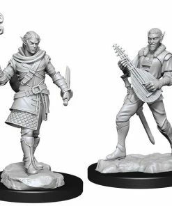WizKids Games Critical Role - Unpainted Pallid Elf Rogue & Bard All Board Games