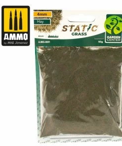 Ozzie Collectables Ammo By MIG Dioramas - Static Grass - Hay – 4mm All Board Games