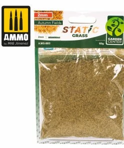 Ozzie Collectables All Board Games Ammo By MIG Dioramas - Static Grass - Autumn Fields – 4mm