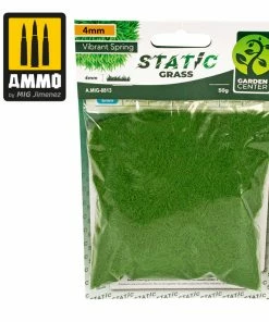 Ozzie Collectables All Board Games Ammo By MIG Dioramas - Static Grass - Vibrant Spring – 6mm