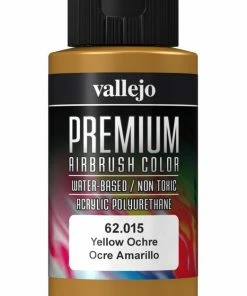 Ozzie Collectables All Board Games Vallejo Premium Colour - Yellow Ochre 60 Ml