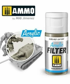 Ozzie Collectables Ammo By MIG Acrylic Filter Light Grey All Board Games