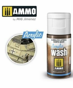 Ozzie Collectables Ammo By MIG Acrylic Washes: Afrika Korps Wash 15ml All Board Games
