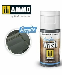 Ozzie Collectables Ammo By MIG Acrylic Washes: Blue Wash 15ml All Board Games