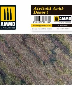 Ozzie Collectables Ammo By MIG Dioramas - Scenic Mats - Airfield Arid-Desert