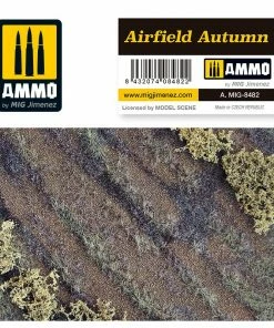 Ozzie Collectables Ammo By MIG Dioramas - Scenic Mats - Airfield Autumn All Board Games