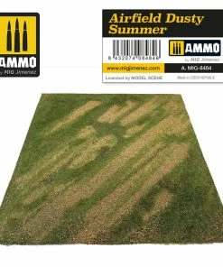 Ozzie Collectables All Board Games Ammo By MIG Dioramas - Scenic Mats - Airfield Dusty Summer
