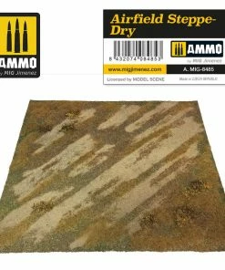 Ozzie Collectables All Board Games Ammo By MIG Dioramas - Scenic Mats - Airfield Steppe-Dry
