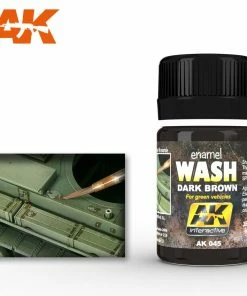 Ozzie Collectables AK Interactive Weathering Products - Dark Wash For Green Vehicles All Board Games