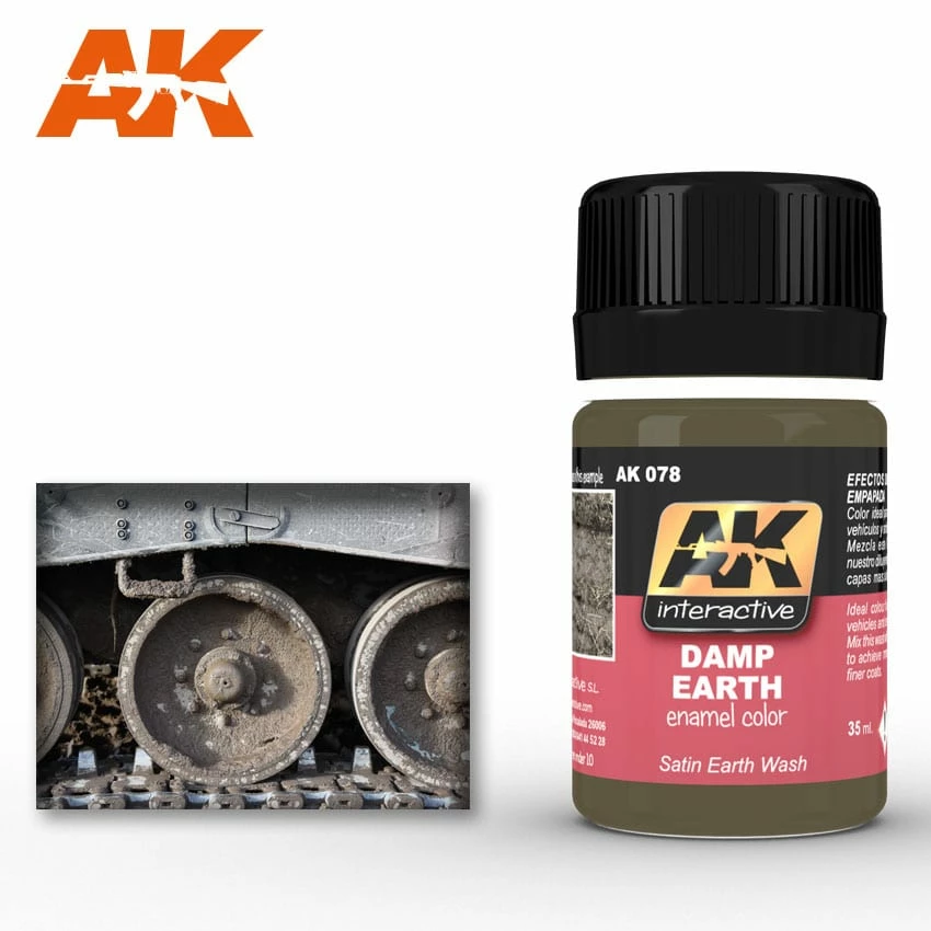 Ozzie Collectables AK Interactive Weathering Products - Damp Earth Effects 1 Ozzie Collectables AK Interactive Weathering Products - Damp Earth Effects