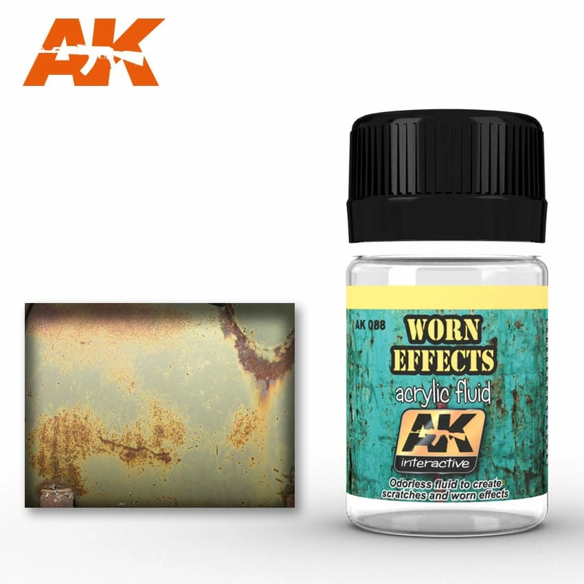 Ozzie Collectables AK Interactive Weathering Products - Worn Effects Acrylic Fluid All Board Games 1 Ozzie Collectables AK Interactive Weathering Products - Worn Effects Acrylic Fluid All Board Games