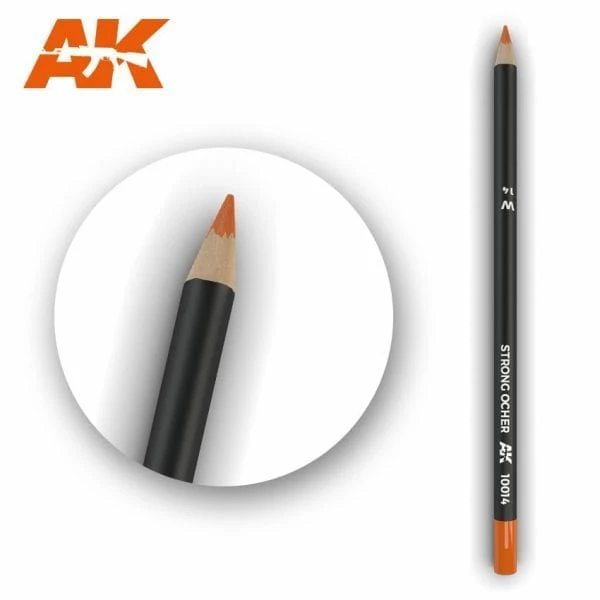 Ozzie Collectables AK Interactive Weathering Pencils - Strong Ocher 1 Ozzie Collectables AK Interactive Weathering Pencils - Strong Ocher