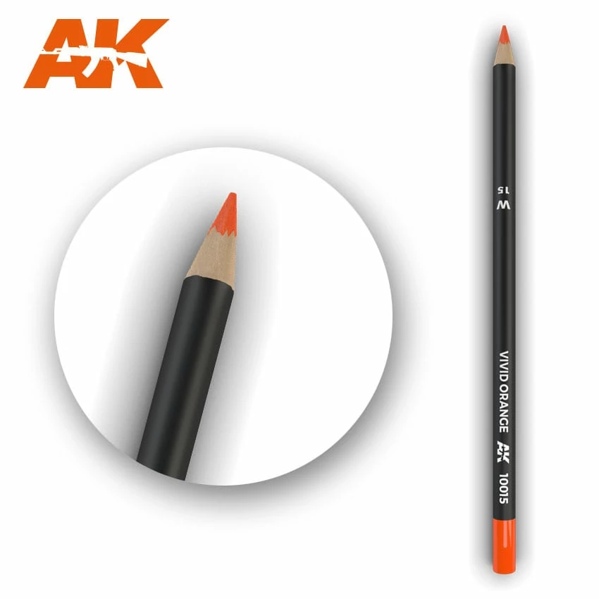 Ozzie Collectables All Board Games AK Interactive Weathering Pencils - Vivid Orange 1 Ozzie Collectables All Board Games AK Interactive Weathering Pencils - Vivid Orange