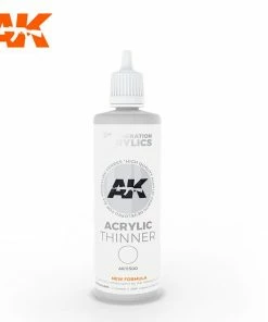 Ozzie Collectables All Board Games AK Interactive Auxiliaries - Acrylic Thinner 100ml