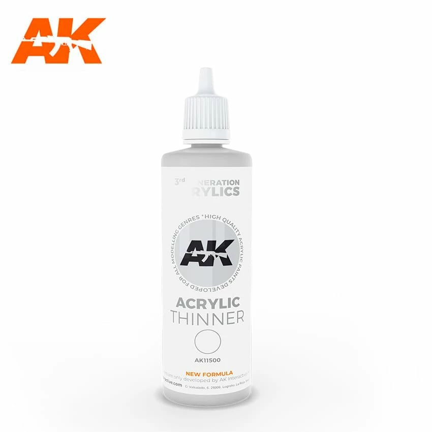 Ozzie Collectables All Board Games AK Interactive Auxiliaries - Acrylic Thinner 100ml 1 Ozzie Collectables All Board Games AK Interactive Auxiliaries - Acrylic Thinner 100ml