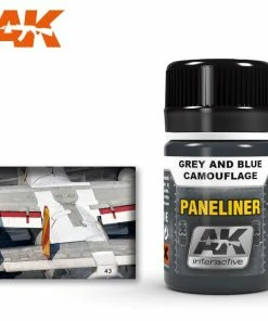 Ozzie Collectables AK Interactive Weathering Products - Paneliner For Grey And Blue Camouflage