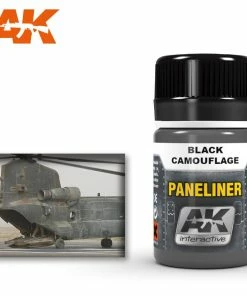 Ozzie Collectables AK Interactive Weathering Products - Paneliner For Black Camouflage