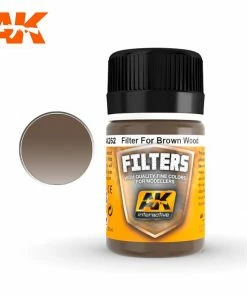 Ozzie Collectables AK Interactive Weathering Products - Filter For Brown Wood 35ml All Board Games