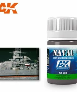 Ozzie Collectables AK Interactive Weathering Products - Grey Wash For Kriegsmarine Ships All Board Games