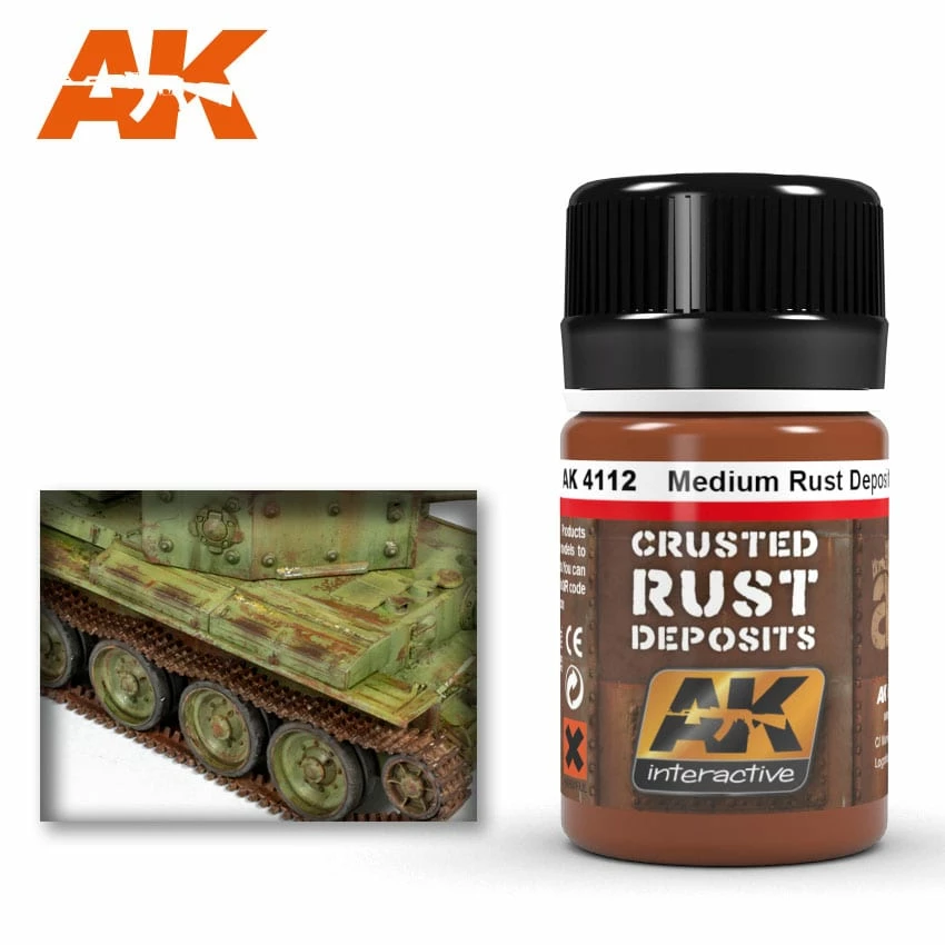 Ozzie Collectables All Board Games AK Interactive Weathering Products - Medium Rust Deposit 1 Ozzie Collectables All Board Games AK Interactive Weathering Products - Medium Rust Deposit