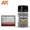 Ozzie Collectables AK Interactive Weathering Products - Wash Neutral Dark Grey
