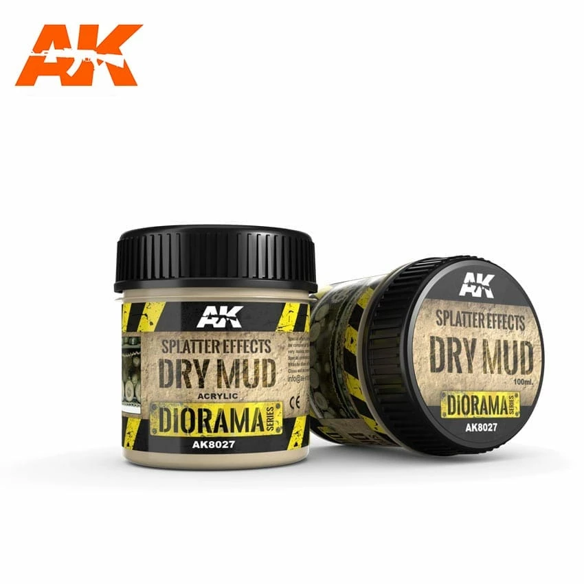 Ozzie Collectables AK Interactive Dioramas - Splatter Effects Dry Mud 100ml 1 Ozzie Collectables AK Interactive Dioramas - Splatter Effects Dry Mud 100ml