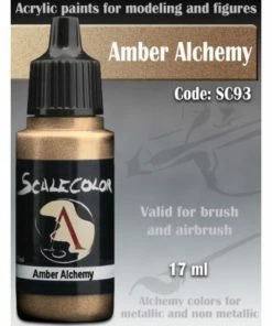 Ozzie Collectables All Board Games Scale 75 Scalecolor Metal N' Alchemy Amber Alchemy 17ml
