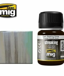 Ozzie Collectables Ammo By MIG Enamel Streaking Effects Dark Streaking Grime 35ml All Board Games