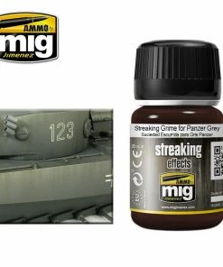 Ozzie Collectables Ammo By MIG Enamel Streaking Effects Streaking Grime For Panzer Grey 35ml