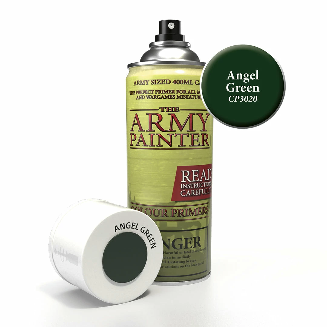 Ozzie Collectables Army Painter Spray Primer - Angel Green 400ml 1 Ozzie Collectables Army Painter Spray Primer - Angel Green 400ml