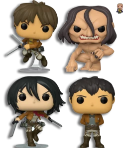 Funko Attack On Titan Bundle - 4 POP! Vinyls