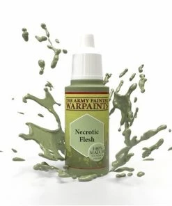 Ozzie Collectables Army Painter Warpaints - Necrotic Flesh Acrylic Paint 18ml All Board Games